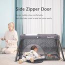 Pamo Babe Travel Crib - Lightweight Baby Playpen with Bassinet, Portable Mini Playard by TinyTreasures Baby Boutique