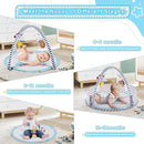Baby Play Mat, 4-in-1 Baby Play Gym Tummy Time Mat with Ball Pit and 5 Detachable Toys for Newborn to Develop Sensory Exploration and Motor Skill 0-6-12 Months by TinyTreasures Baby Boutique