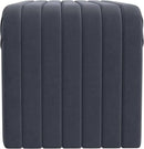 Modern Arch Channel Bedroom Bench Ottoman, 48" Entryway Bench and Shoe Rack, Soft Cushion Bench for Bedroom End of Bed, Ottoman Bench for Living Room, Bedroom, Entryway (Beach Blue Velvet)
