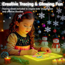 Lumiboard Led Drawing Board with Colors,Light Up Acrylic Cosmody Drawing Board,Glowing Led Note Board with Light,Lumiboard Led Boards to Write On,Christmas Gifts for Kids (Standard) by TinyTreasures Baby Boutique