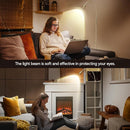 SUNMORY Adjustable LED Beam Floor Lamps for Living Room, Reading Lamp with Flexible Gooseneck, Dimmable Zoomable Spotlight, Work Light, Touch Control, Task Crafting Standing Lamp for Office Bedroom by TinyTreasures Baby Boutique