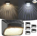 Solar Step Lights 30 LM, 2 Modes Solar Fence Light Waterproof for Wall, Rail, Porch, Backyard, Garden, Decorative Solar Lights for Outside, Garden Solar Lights Decorative 6 Pack by GreenHaven Gardens