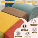 jela Foam Blocks 6Pcs Soft Play Equipment Luxury Miss Fabric, Toddler Climbing Toys Indoor Soft Play Climbing for Toddlers, Lightweight Climbing Blocks for Babies, Kids, Climb and Crawl Foam Playset by TinyTreasures Baby Boutique