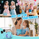 Mini Karaoke Machine for Kids Frozen Toys for Girl Princess Toys 3 4 5 6 7 8 9 10 Year Old Girl Birthday Gifts Kids Toys Toddler Wireless Microphones by TinyTreasures Baby Boutique
