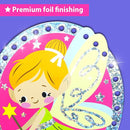EZCRA Premium Foil Edge Lacing Cards for Kids Ages 3-6 | 5 Double-Sided Fairy Sewing Cards with Multilingual Learning | Durable Cardboard Fine Motor Skills Activity Kit by TinyTreasures Baby Boutique