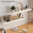 Floating Wood Shelves for Wall 36 Inches x 8”x 1.4” Shelf Floating Home Decor, Heavy Duty Shelf Hold 80 lbs, Wall Shelves for Bathroom Living Room Kitchen Bedroom Office - Set of 2 White by CozyNest Decor