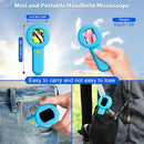 Microscope Magnifying Glass for Kids and Adults: 100X Portable Handheld Digital Microscope with Light - Pocket Jewelers Loupe with 2" Screen - USB Mini Coin Magnifier for Collector by TinyTreasures Baby Boutique