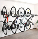 Bike Wall Mount Vertical, Swivel Bike Hangers For Garage, Bike Rack Garage Wall, Bicycle Hooks, Garden Indoor Outdoor Storage, All Metal (4Pack) by GreenHaven Gardens