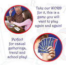 Quiddler Card Games for Kids - Playing Cards Word Games, Deck of Cards, Fun Family Games for Kids and Adults, Game Night, Travel Games, Multi-Player, Ages 8+ by TinyTreasures Baby Boutique