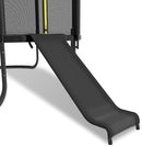 Trampoline Slide, 10FT 12FT 14FT 15FT 16FT Trampoline Universal Outdoor Slides, Trampolines Accessories with Cushioning Effect, Suitable for Kids to Climb Up Slide Down, Safety Slider (Black) by TinyTreasures Baby Boutique