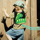 Accmor Toddler Harness Leash + Anti Lost Wrist Link, Cute Dinosaur Kids Harness with Leash, Adorable Child Harness Leash Wristband Strap Belt Protector for Baby Boys Girls to Outdoor Travel by TinyTreasures Baby Boutique
