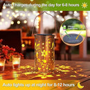 4 Packs Solar Lanterns Outdoor Hanging Lantern Lights, 4 Hummingbird Hollowed-Out Metal Decor Lantern, Waterproof LED Decorative Garden Light Gifts by GreenHaven Gardens