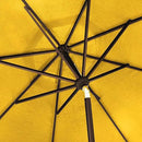 EliteShade USA 10-Year-Non-Fading 9Ft Market Umbrella Patio Umbrella Outdoor Table Umbrella with Ventilation, Sunflower Yellow by GreenHaven Gardens
