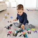 MAGMEN Mini Movers: Magnetic Blocks Building Set - Build Cars, Trucks, Planes & More! Fun & Imaginative STEM Learning Toys (79 pcs) for Kids Ages 3 by TinyTreasures Baby Boutique