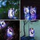 8 Pack Solar Outdoor Fairy Star Firefly Jar Lids Lights,Solar Fairy String Lids Lights（No Jars）,Waterproof Lantern Mason String Solar Lights with Hangers for Regular Mouth Jars by GreenHaven Gardens