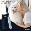 Lint Brush, Lint Remover, and Pet Hair Remover for Laundry, Clothes, Couches, Car Seats, Furniture and Fabric. Reusable Dog and Cat Fur Wizard Hair Removal Brush. ALLISTAR (Midnight Blue) by CozyNest Decor