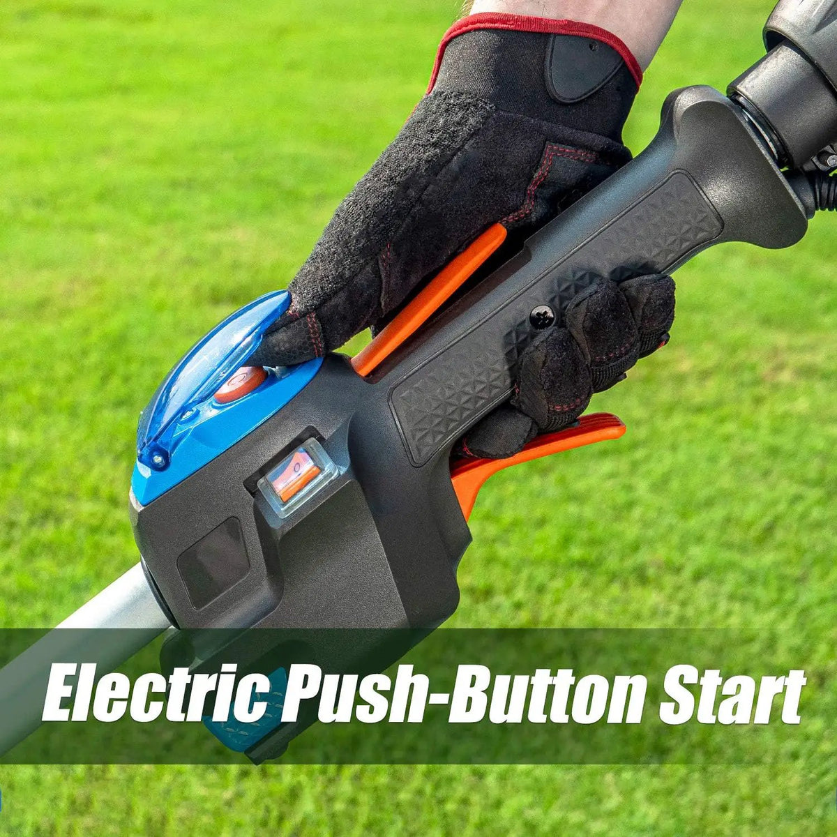LawnMaster NPTGSP2517A No-Pull Gas Grass Trimmer with Electric Start 25cc 2 Cycle,17-Inch, photo 3 of 6