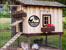 Personalized Chicken Farm Sign, Custom Chicken Coop Signs by CozyNest Decor