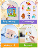 Benresive Reusable Sticker Book for Toddlers 2-4 Years, Fun Travel Stickers for Kids, Waterproof Sticker Books for Toddlers 1-3, Crafts Activities for Todddlers 1-3 2-4 3-5 - Fairy by TinyTreasures Baby Boutique