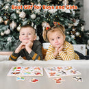 Wooden Peg Puzzles for Toddlers 1-3, 6 PCS Puzzles for Kids, Montessori Toddler Numbers, Vegetables, Fruits, Insects, Sea and Animals Puzzles, Great Preschool Gifts for Girls and Boys by TinyTreasures Baby Boutique