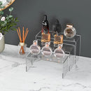 9x9.5x10 Inch Clear Display Risers Shelf 3pcs, Countertop Rectangular Acrylic Display Stands for Funko Pop Figure, Bags, Collectibles by CozyNest Decor