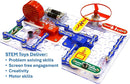 Snap Circuits Jr. SC-100 Electronics Exploration Kit, Over 100 Projects, Full Color Project Manual, 28 Parts, STEM Educational Toy for Kids 8 + by TinyTreasures Baby Boutique
