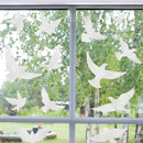 9 Sheets Bird Window Clings, Protect and Save Bird Strikes Window Stickers, Glass Door Stickers Decals, Stop Birds Flying into Windows Accessories Home Decorations by CozyNest Decor