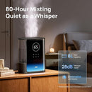 Dreo 8L Smart Humidifiers for Bedroom 600ft², 80H Runtime Warm&Cool Supersized Mist Humidifier for Large Room Indoor, Quiet Whole House humidifier for Baby, Plants, with Alexa/Google, Black, HM717S by TinyTreasures Baby Boutique