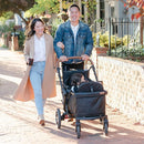 Larktale Adjustable Stroller, 2 Seater Kids Wagon, 120 Pound Capacity, Sprout V2, Black by TinyTreasures Baby Boutique
