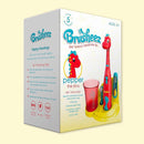 Brusheez Kids’ Electric Toothbrush Set - Safe & Effective for Ages 3+ - Parent Tested & Approved with Gentle Bristles, 2 Brush Heads, Rinse Cup, 2-Minute Timer, & Storage Base (Pepper The Dino) by TinyTreasures Baby Boutique
