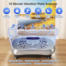 Vibration Plate Exercise Machine, 180 Speed Levels Vibration Plate for Lymphatic Drainage, Whole Body Workout Vibrating Fitness Platform, Effective for Weight Loss, Shaping, Toning & Wellness by CozyNest Decor
