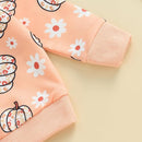 0-4T Toddler Boy Girl Halloween Outfit Fall Clothes Ghost Long Sleeve Sweatshirt Top Pants Baby Halloween Clothes by TinyTreasures Baby Boutique