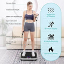 AXV Vibration Plate Exercise Machine Whole Body Workout Vibrate Fitness Platform Lymphatic Drainage Machine for Weight Loss Shaping Toning Wellness Home Gyms Workout by CozyNest Decor