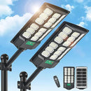 2025 New Solar Street Lights Outdoor Waterproof 6500K 20000LM 5730 LEDs Solar Parking Lot Lights Dusk to Dawn Flood Light Motion Sensor and Remote Control for Area Lighting Yard, 2 Pack by GreenHaven Gardens