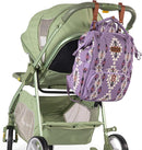 Wrangler Aztec Backpack Organized Daypack Travel Baby Bag with Stroller Strap and Side Bottle Pockets WG2204-9110LV by TinyTreasures Baby Boutique
