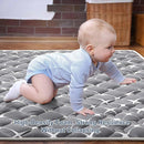 Baby Play Mat - 79" X 71",Premium Thicker Foam One-Piece Crawling Mat, Machine Washable, Extra Large Anti-Slip Activity Playmat for Babies, Toddlers & Infants by TinyTreasures Baby Boutique