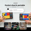 GiiKER Super Slide Puzzle Games, Original 500+ Challenges Brain Teaser Puzzle, Toys for Kids, Travel Games Birthday Gifts Easter Basket Stuffers for Boys Girls, Activities for Road Trips - Moon Grey by TinyTreasures Baby Boutique