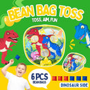 2-in-1 Dinosaur & Animal Bean Bag Toss Game – Double-Sided 27" Target Board with 6 Bean Bags – Outdoor & Indoor Toy for Toddlers & Kids Ages 3-6 – Birthday Gift - Amazon Exclusive by TinyTreasures Baby Boutique