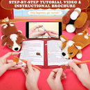 Crochet Kit for Beginners, 2 Adorable Corgi Dog Crochet Animals Kits, Easy Beginner Crochet Kit for Adults & Kids, Women & Men, DIY Craft Knitting Kit with All Supplies by TinyTreasures Baby Boutique