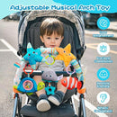 Jollybaby Musical Bassinet Stroller Crib Mobile Toy for Baby 0-6-12 Months, Infant Clip On Arch Hanging Toy with Music, Montessori Sensory Nursery Mobiles Attachment Toy for Newborn Gift - Starfish by TinyTreasures Baby Boutique
