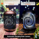 4 Pack Solar Lanterns Outdoor Hanging Lantern Metal Waterproof LED Lantern with Solar Powered Garden Patio Decorations Decor Lantern with Handle Christmas Gift Idea by GreenHaven Gardens
