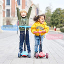 LOL-FUN Toddler Scooter for Kids Ages 3-12 Years Old Boy Girl with 3 Wheel LED Lights, Extra-Wide Childrens Foldable Kick Scooter Kids Ages 3-5 with 4 Adjustable Height and Lean-to-Steer by TinyTreasures Baby Boutique