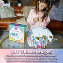 Pinwheel Crafts Unicorn Pillow Kit - DIY Arts and Crafts for Kids Ages 6 7 8-12+ Years, No Sewing Kit for Kids, Unicorn White Pillow Craft Kits for Birthday, Christmas Gifts for Girls by TinyTreasures Baby Boutique