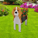 Beagle Dog Planter Plant Pots,Cute Garden Dog Flower Planter,Dog Planters Birthday Gifts for Women,Office,Indoor/Outdoor Decor（9.45 * 6.77 * 13.46in） by GreenHaven Gardens