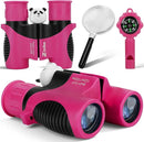 Binoculars for Kids, Toys for 3-12 Year Old Girls and Boys, Bird Watching Hiking 4 5 6 7 8 9 Year Old Girl Boy Christmas Birthday Gifts, Outdoor Toys for Kid Set with Magnifying Glass & Compass by TinyTreasures Baby Boutique