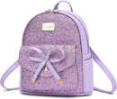 I IHAYNER Girls Bowknot Cute Leather Backpack Mini Backpack Purse for Women by TinyTreasures Baby Boutique