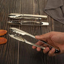 MSY BIGSUNNY 9 Inch Food Tongs for Cooking and Serving- Aluminum Kitchen Utensil - Set of 3 (silver) by CozyNest Decor