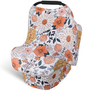 Rquite All-in-1 Car Seat Cover Baby, Carseat Covers for Girl Boy, Stretchy Soft Infant Car Seat Cover, Multi-use Baby Carrier Cover, Car Seat Canopy, Stroller Sun Shade, Nursing Breastfeeding Cover by TinyTreasures Baby Boutique