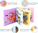 Baby Books, Soft Baby Book,Cloth Baby Books,Baby Books 0-6 Months, Cloth Baby Books,Infant Books,Soft Books for Babies,Best Baby Books, Pack of 6 Books for Baby,Size: 4x4 inch,Soft Baby Book by TinyTreasures Baby Boutique