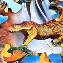 Jumbo Floor Puzzle for Kids,48 Piece Waterfall Dinosaur Large Jigsaw Puzzles, Fun Preschool Educational Toy for Toddlers Ages 3-5,Gift for Boy Girl Ages 4-8 by TinyTreasures Baby Boutique